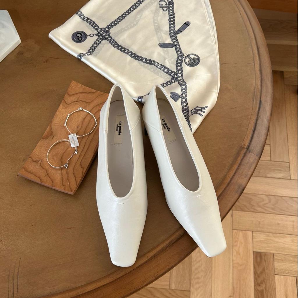 Fashion The 2025 New Style Of Small Square-Toe Braided High-Heeled Women'S Shoes Is Fashionable, Light And Mature