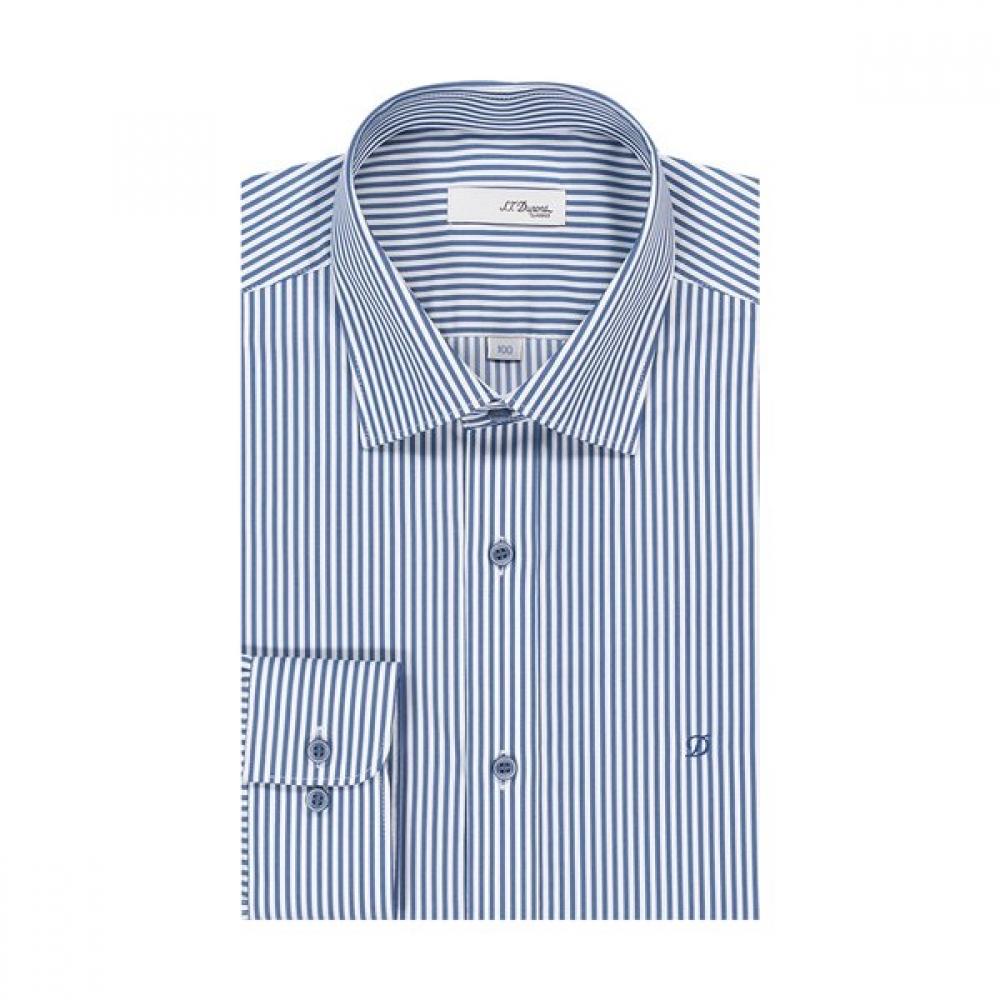 S.t. Dupont Pinstripe Slim Fit Long Sleeve Shirt Se5fm21ls364sny 95