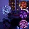 Dodecahedron Color Art Light USB Exquisite Cool Infinite Color Art Lamp Interior Backdrop Light Decoration Christmas