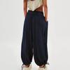 2023 Bestselling Women's Casual Solid Tie-Up Wide Leg Pants with Pockets
