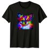 Colorful Chihuahua Dog Breed Animals Mens T-Shirt Womens Graphic Tee Unisex Top,men&women Unisex T-shirt