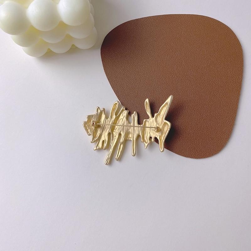 Geometric Metal Brooches Irregular Metal Brooches Geometric Metal Pin Irregular Metal Pins Alloy Material for Woman Girl