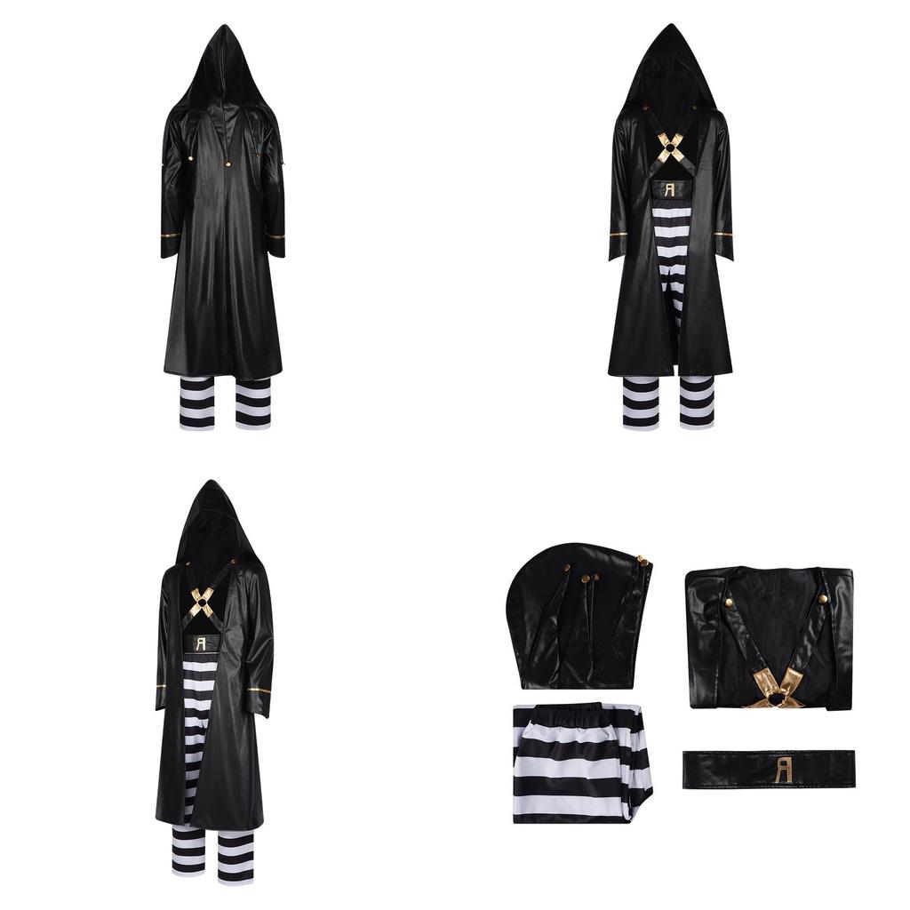 Jojo's Bizarre Adventure Golden Wind Cosplay Costume Ristu Nero Anime Character Outfit