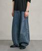 DECET Balloon Wide Jeans Dcpt055Stngrblue
