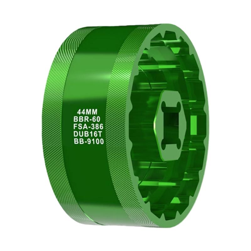 

Aluminum Alloy Bicycles Bottom Bracket Socket Tool Bottom Bracket Sleeve For Mountain Bikes Maintenance And Repairing