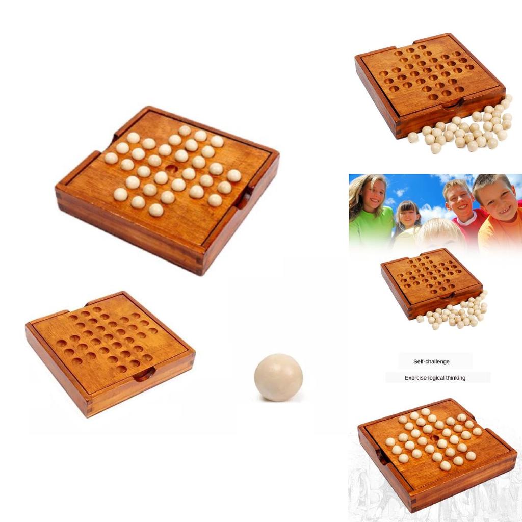 Premium Wooden Single Noble Chess Game For Kids Engaging Educational Play Experience