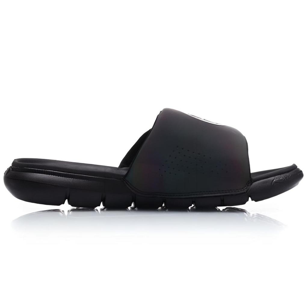 Li Ning Rubber Sole Slide Slippers Men's Black AGAP009-3