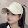 Large Head Size Snapback Hat Adjustable Soft Top Hat Letter Embroidery Baseball Cap  All Seasons