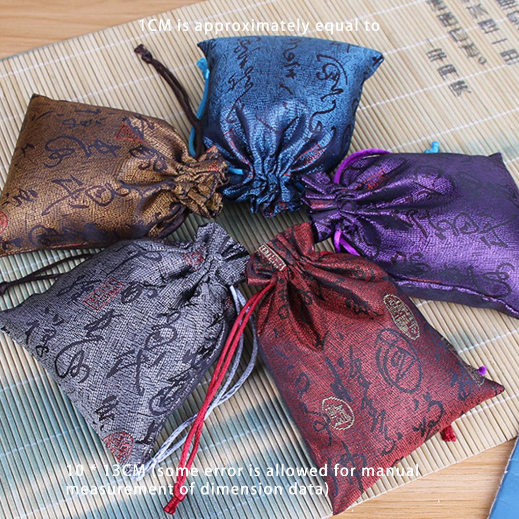 Stickerei Duftsäckchen Segnungen Kordelzug Geschenke Aufbewahrungstasche Büro Wohnzimmer Hängend Fenster Rückansicht Anhänger