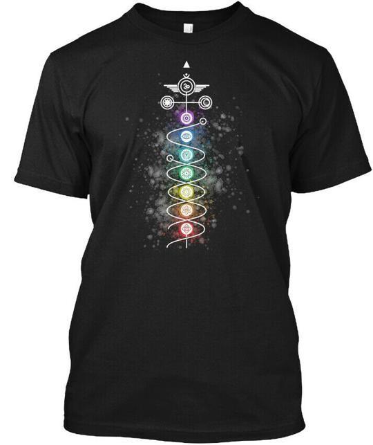 Tantric Kundalini And Chakras T-Shirt Made in the USA Size S to 5XL