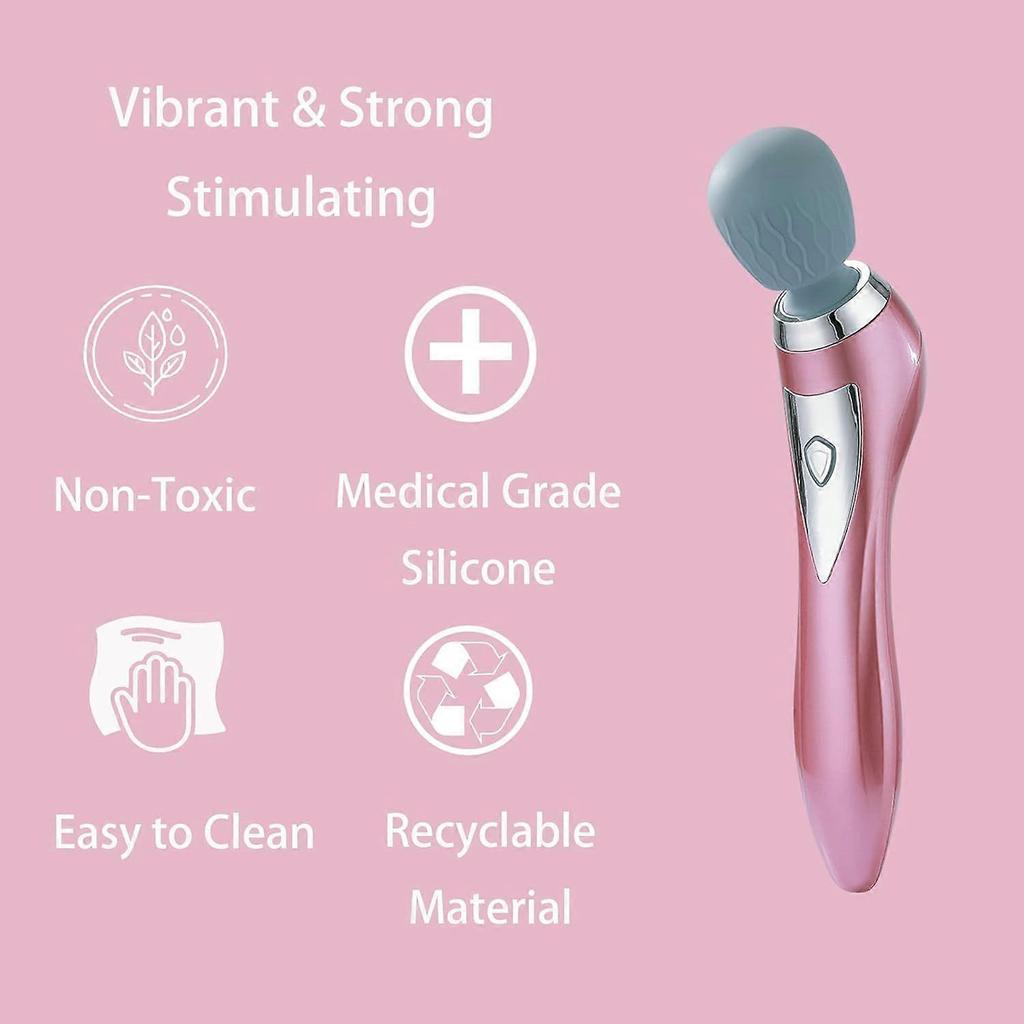 Personal Handheld Vibrating Massager-Cordless Full Body Massager, Electric Massager for Face Neck Back Shoulder Waist Leg Feet, Portable 5 Mode Vibrat