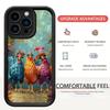 Sunglasses Chicken Black Groove Phone Case for iPhone 14/15/16/17 Pro Max