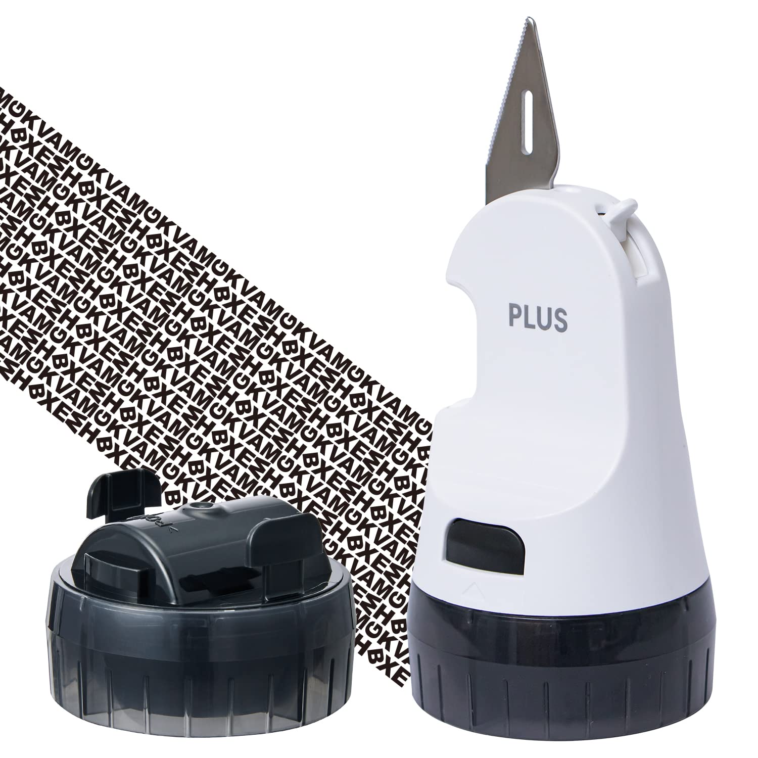

PLUS Personal Information Protection Stamp Cutter Roller Keshipon Box Opener White 1 dedicated ink cartridge [Replaceable] IS-590CM 40-912 + 40-915 белый