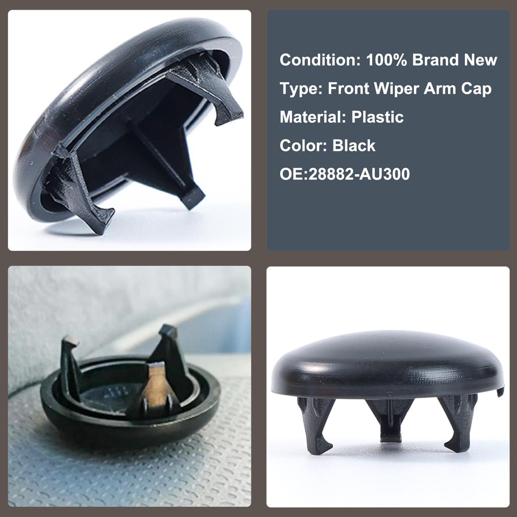 Osłona nakrętki samochodowej na przednią wycieraczkę i spryskiwacz do Infiniti ESQ Nissan Cube Juke Qashqai Dualis 2007 2008 2009 2010 2011