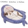 All Seasons Warmth Pet Mat Cute Cartoon Shark Cats Bed Plush Pets Sofa Fun Cat Nest Dog Bed Cats House Pet Supplies Dog House