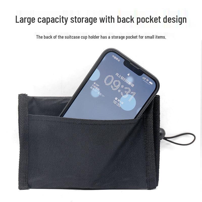 Multi-functional Portable Suitcase with Milk Tea Cup Holder