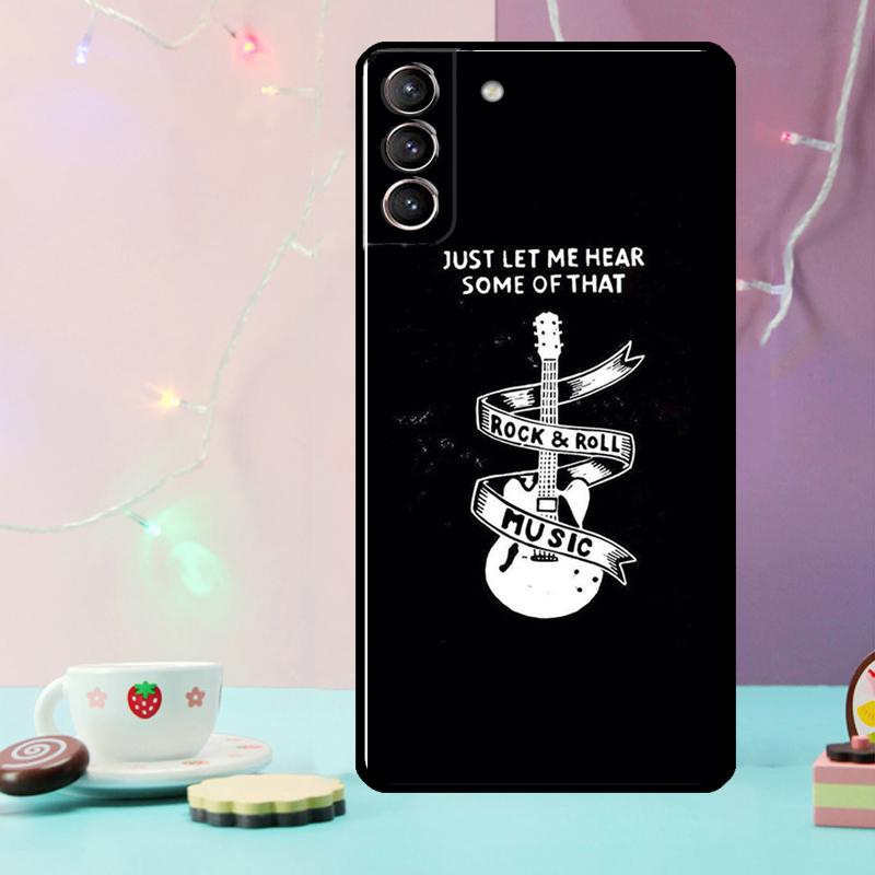 Rock Roll Skull Phone Case For Samsung Galaxy S25 Ultra S20 S21 S22 S23 S24 Plus S9 S10 S24 FE S25 FE Cover