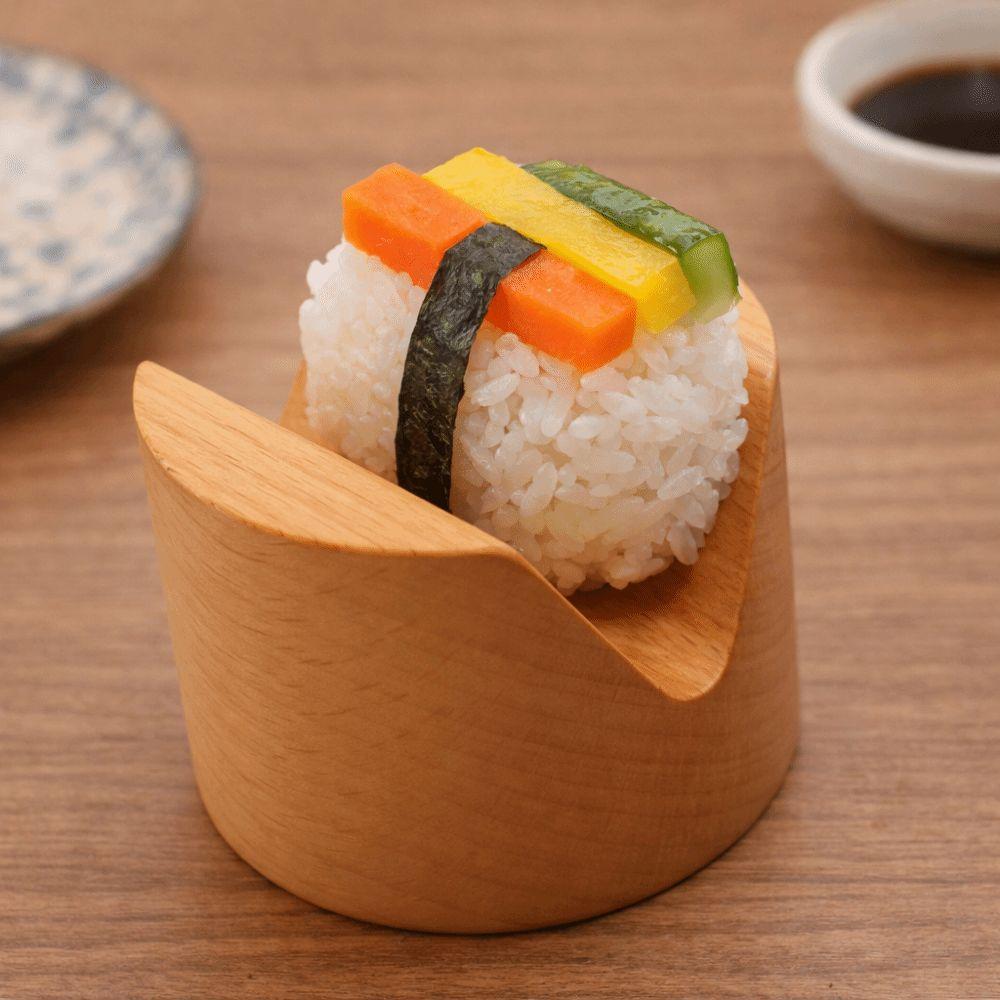 Stabile Taco-Platte Japanischer Stil Seeigelhalter Essens-Servierständer Holz-Sushi-Rack Hochzeit