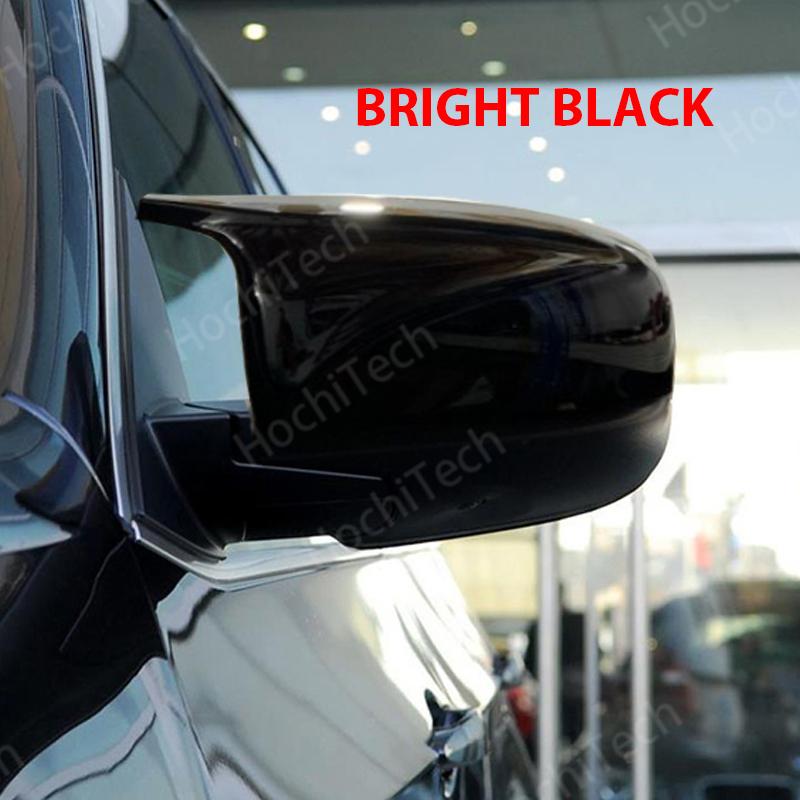 2ks faceliftované Vynikající upravené Zadní Světle černé Krytky zrcátek se vzorem uhlíkových vláken Pro BMW X5 E70 X6 E71