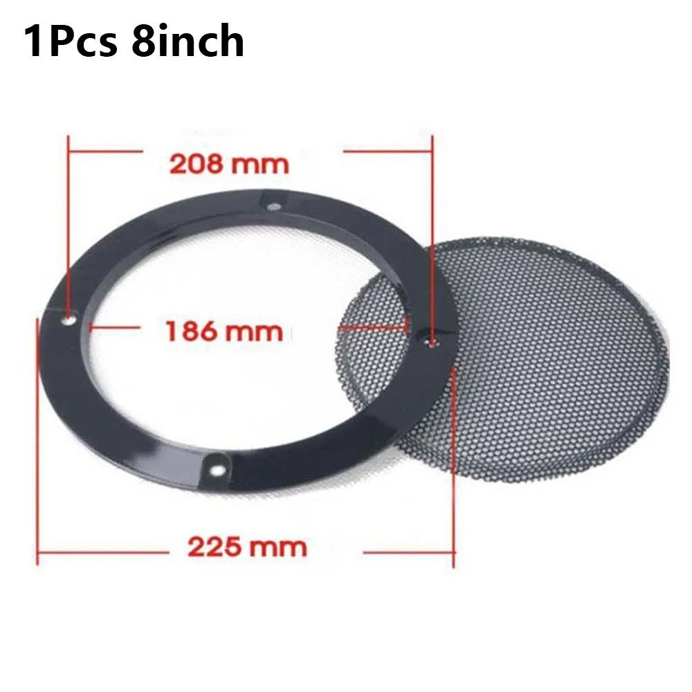 1Pcs 2/3/4/5/6.5/8/10 inch Speaker Net Cover High-grade Enclosure Speakers Plastic Frame Metal Iron Wire Grilles Car Home