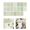 40 ks Junk Journal Samolepka Decal Papír DIY Scrapbook Fotoalbum Dekorace Vzor Květiny