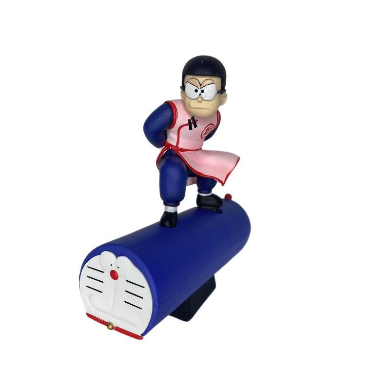 Doraemon doll, anime Dragon Ball surrounding, Nobita cos peach white figure cartoon doll toy ornament
