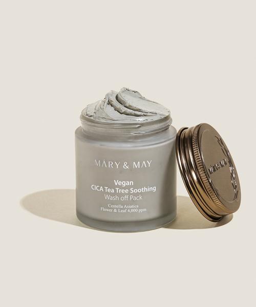 Mary&May Vegan Cica Tea Tree Soothing Wash-Off Pack 125g