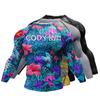 Digital Print Quick-Dry Long Sleeve Training Top - Autumn/Winter Running Tee
