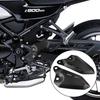 LEDISHUN Aluminum Heel Plate Guards for Z900RS CAFE (1 Pair) (2018-2024) (Black)