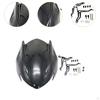 Front Windshield Motorcycle Parts, Wear Resistant, with 2 Brackets Easy To Use Convenient