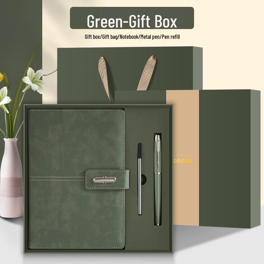 Custom Business Gift Set: Notebook & Thermos Cup for Office Use