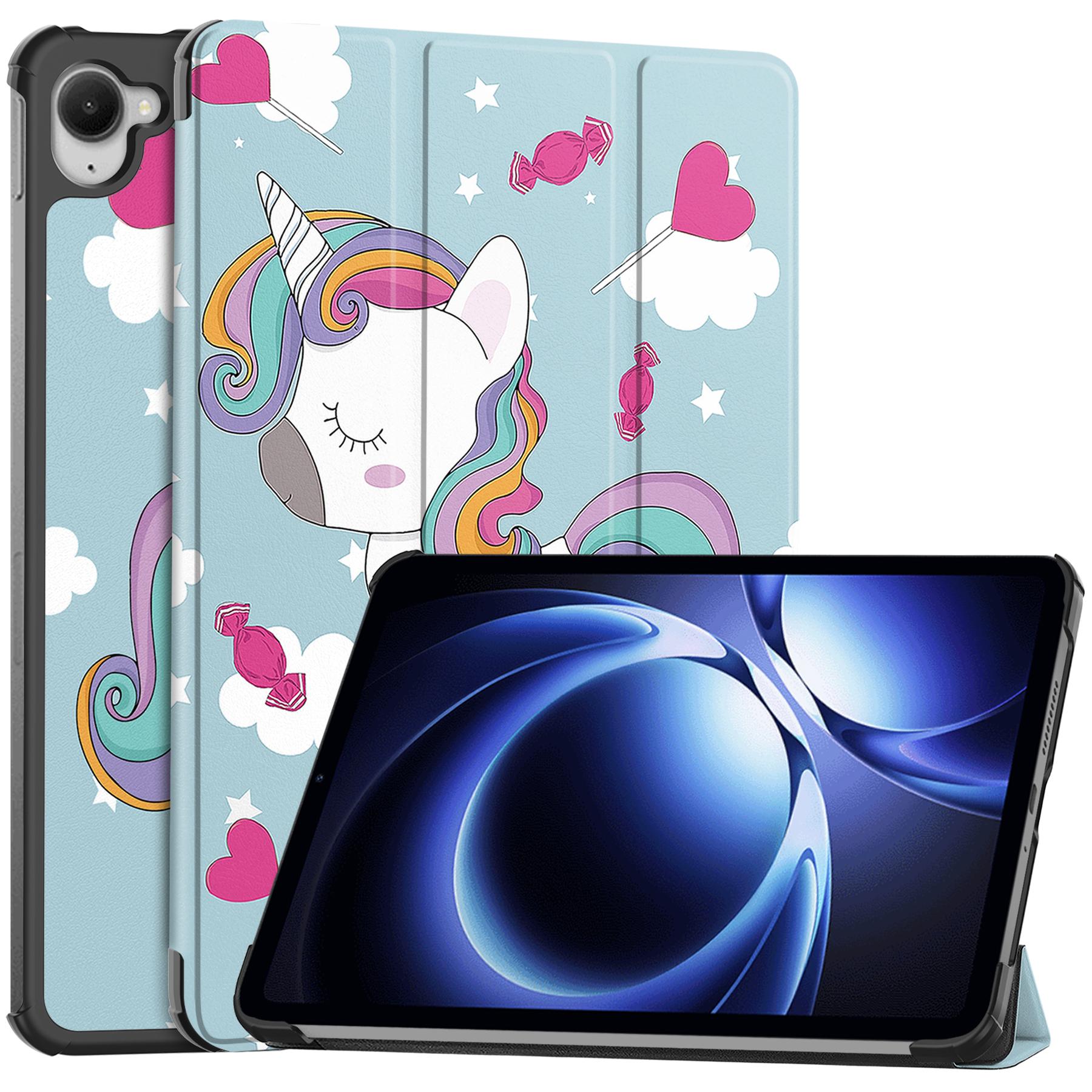 

For Xiaomi Redmi K Pad Case Pattern Print Leather Stand Tablet Cover Horse