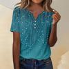 Women's Casual Floral Print Short Sleeve Fashion Top