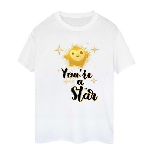 Wish Womens/Ladies YouÂ´re A Star Cotton Boyfriend T-Shirt