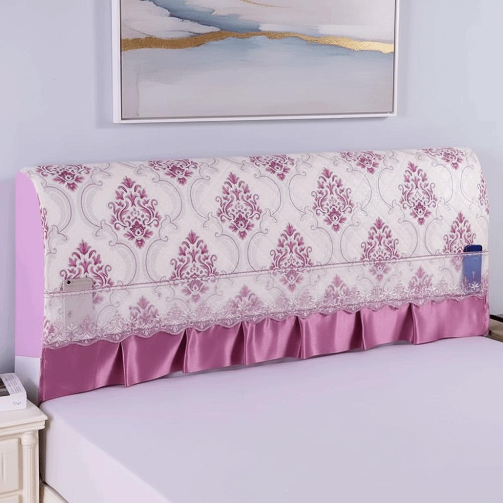 Lace Design Bedhead Cover All-inclusive Style Bedside Protector Headboard Cover  Bedroom Decor