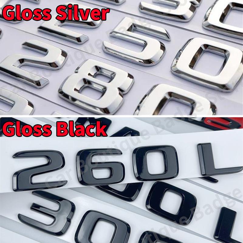 CXGSL1 3D ABS Car Trunk Letters Logo Badge Emblem Decals Sticker For Mercedes Benz G Class G55 G63 G65 G350 G500 G550 W461 W463 W464