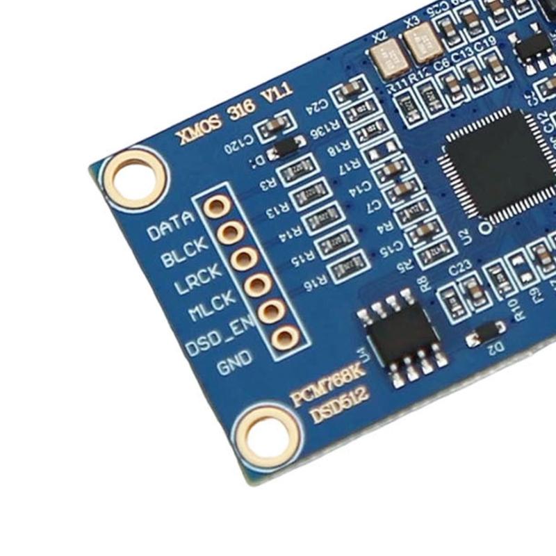 Tragbares XMOS XU316 USB Digitaler Unterstützung DSD512 Digitaler Konverter Übertragung 32bit 768K Installations-Entwicklungsboard