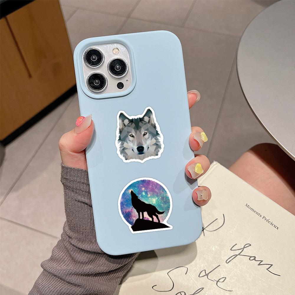 60PCS New Wolf Graffiti Stickers Set Waterproof DIY Decals for Skateboard Notebook Fridge Phone Kids Toy
