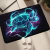 Green Sea Turtle Area Rug for Boys Bedroom, Ocean Animal Theme Carpet, Non-Slip Play Mat for Kids Living Room and Classroom