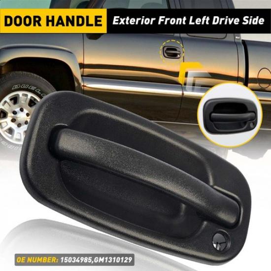 Door Handle Exterior Front Outside Side Driver Left LH Chevy Fit GMC Cadillac