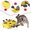 Intelligent Design Cats Feeder Puzzle Toy Foraging Game for Indoor Cat Kitty Play