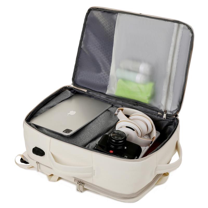 Erweiterbarer USB Business-Reiserucksack für Damen
