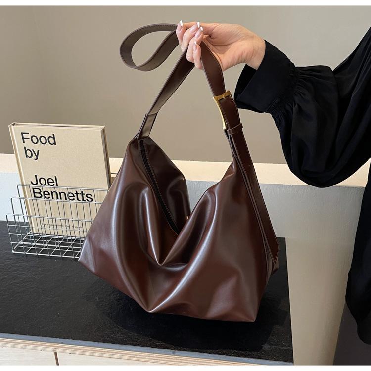 Korean Version of the Versatile Bag Simple Style Simple Fashion Shoulder Bag 2025 New Large-capacity Cross-body Shoulder Bag