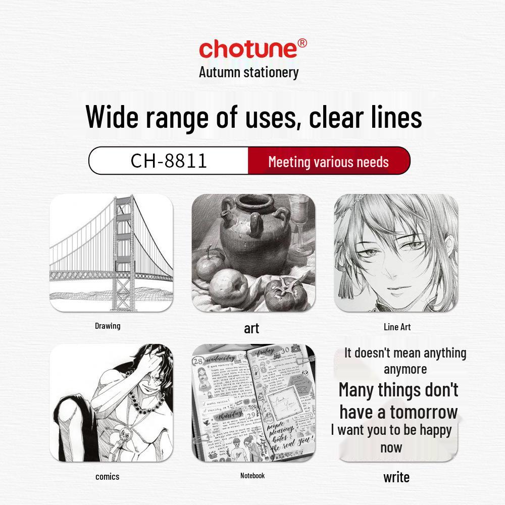 Waterproof Fine Liner Set: Art & Student Sketching Pens