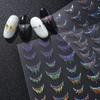 Nail Sticker Golden Plated Stickers Quicksand Golden Moonlight Silvery Laser Decal Nail Decoration Accessories