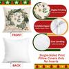 1/4pcs Christmas Pine Tree Snowflakes Cushions Pillowcase Polyester Cushion Cover Throw Pillow Pillowcover Home Car Sofa Decor