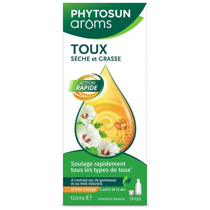 Phytosun Arôms Respiration Sirop Toux Sèche Et Grasse Adulte 120ml