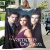 The Vampire Diaries Damon Salvatore Decken warme Flanelldecken Picknickdecke Heimreise Decke Bettwäsche Geburtstagsgeschenk