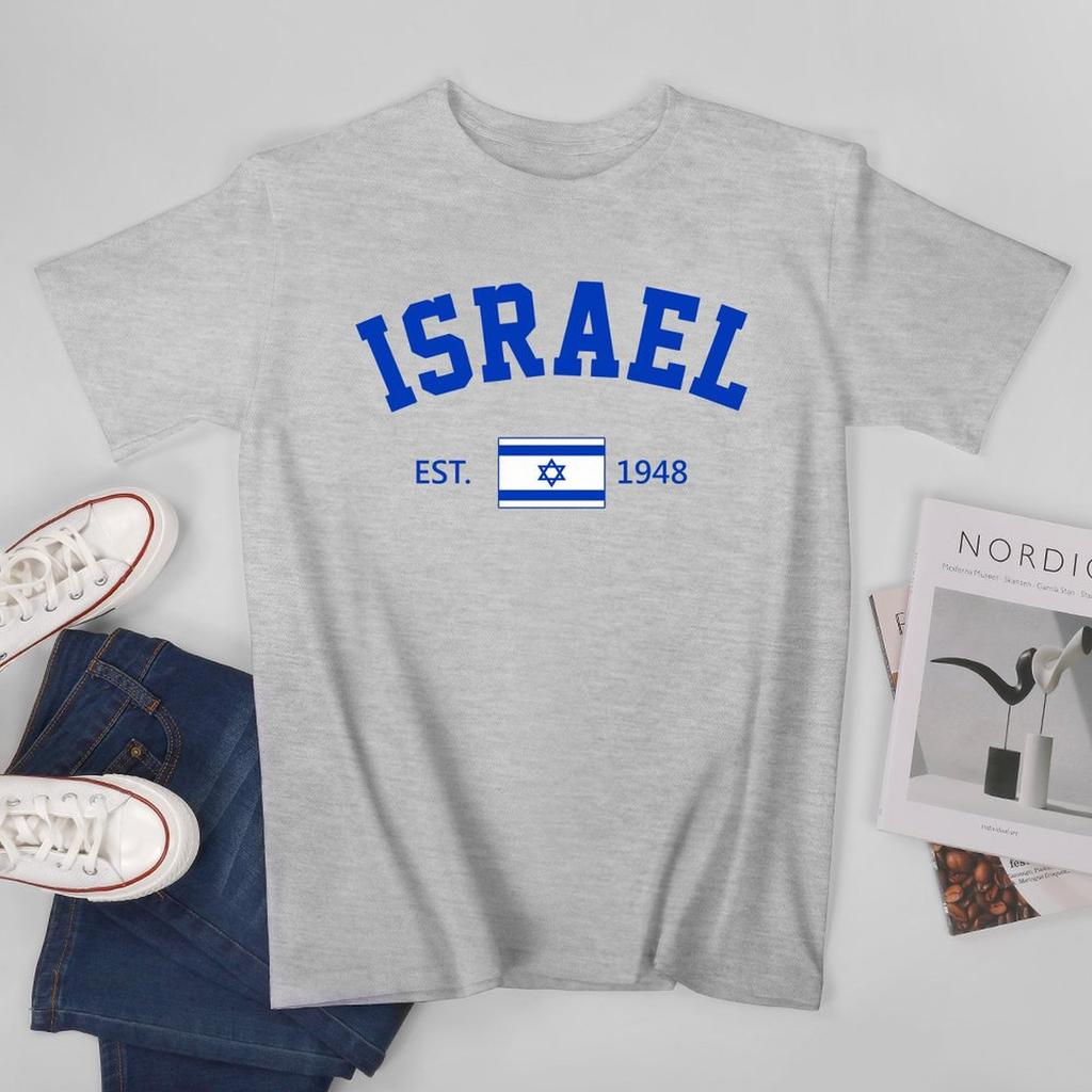 Unisex Unisex Israel EST1948 Independence Day Tshirt Tees T Shirts WoUnisex Boys 100 Cotton TShirt