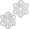 Hanayama Cast Puzzle Cast Snow Level 2 Difficulty Brain Teaser Toy
